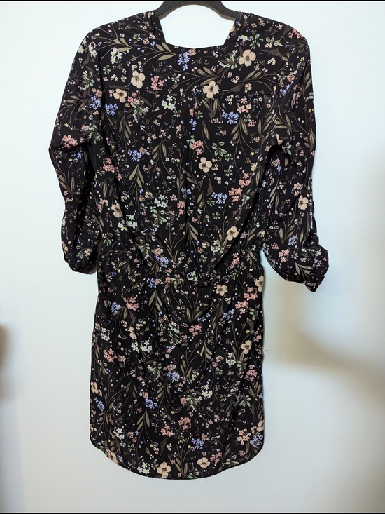 Joe Fresh Dresses & Skirts - Joe Fresh Black Floral Long-Sleeve Dress